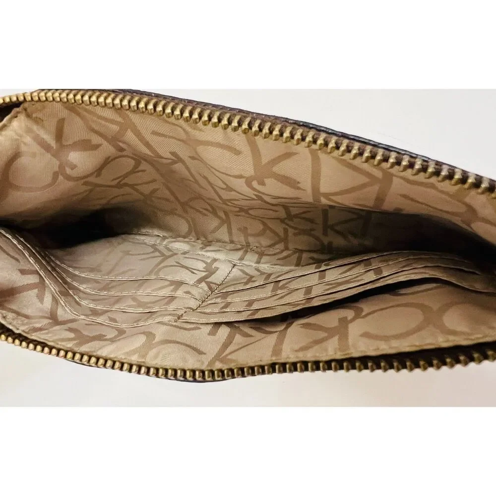Calvin Klein Signature Monogram Wristlet/Wallet
